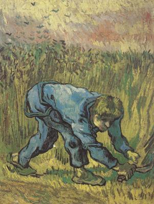 Vincent Van Gogh Reaper with Sickle (nn04) Sweden oil painting art